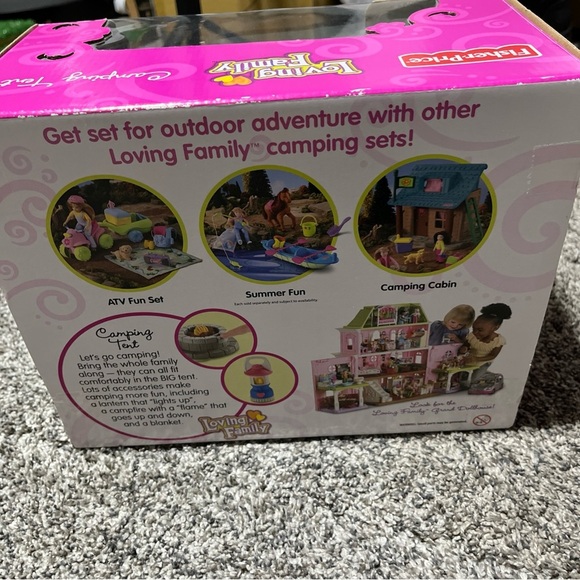 2004 Fisher Price Loving Family Camping Tent ONLY! No Accessories - Picture 4 of 11